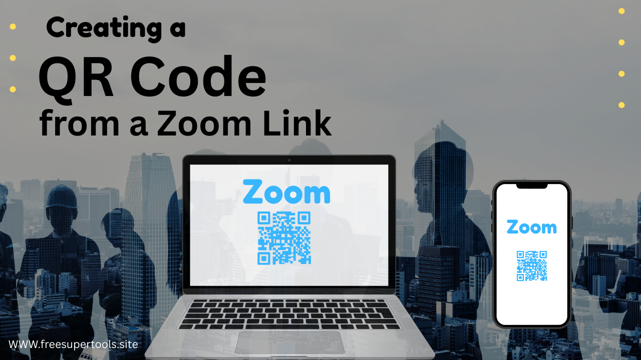 How to Creat a QR Code for a Zoom Meeting?